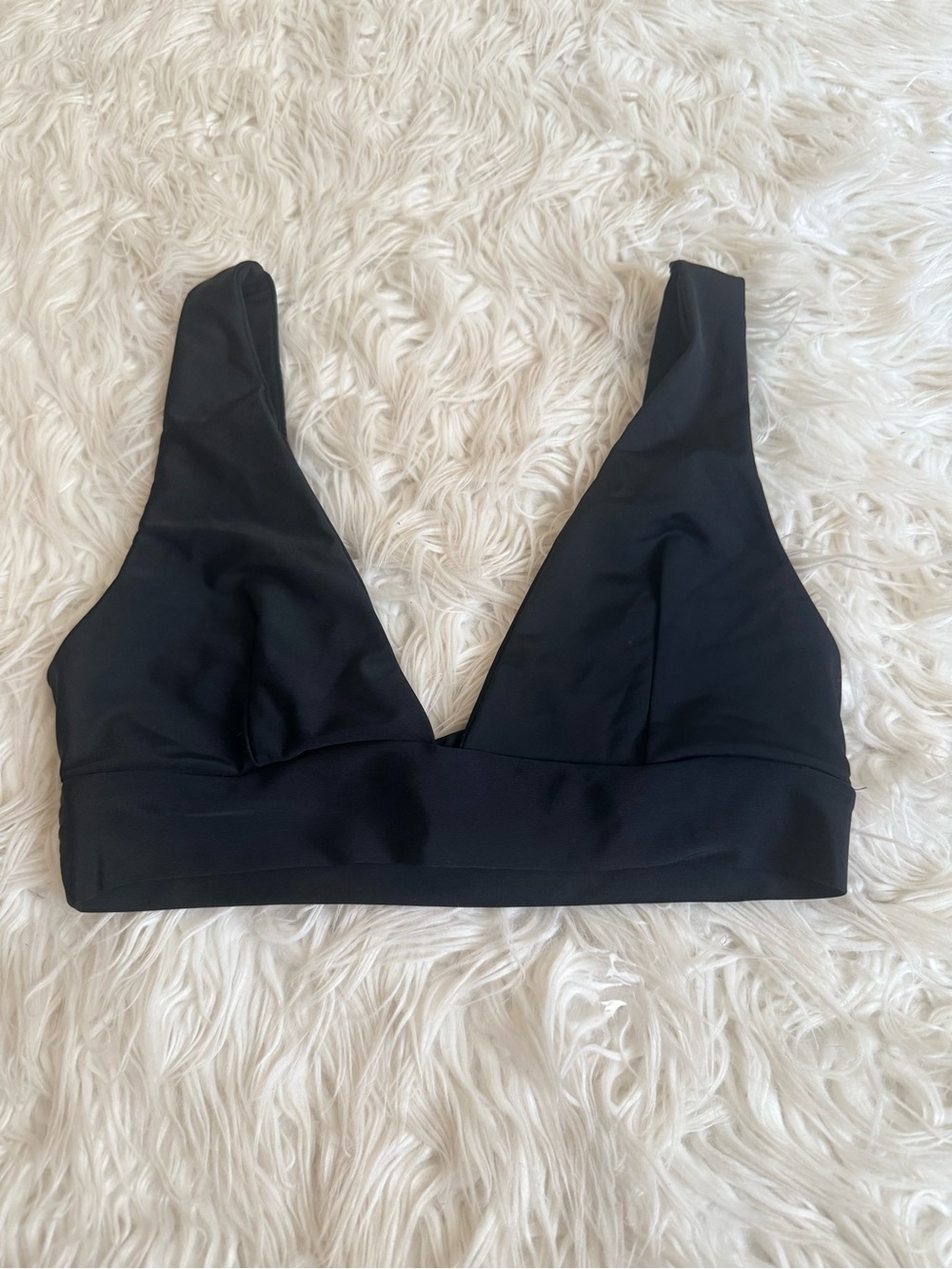 Lulu's Black V-Neck Bralette